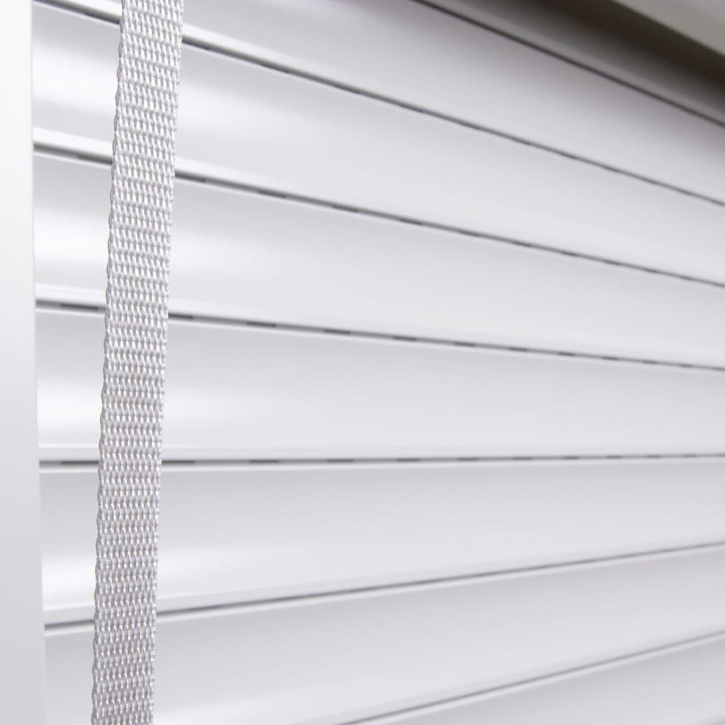 Jalousie Rollladen Aluminium 70100 cm Weiß, vidaXL