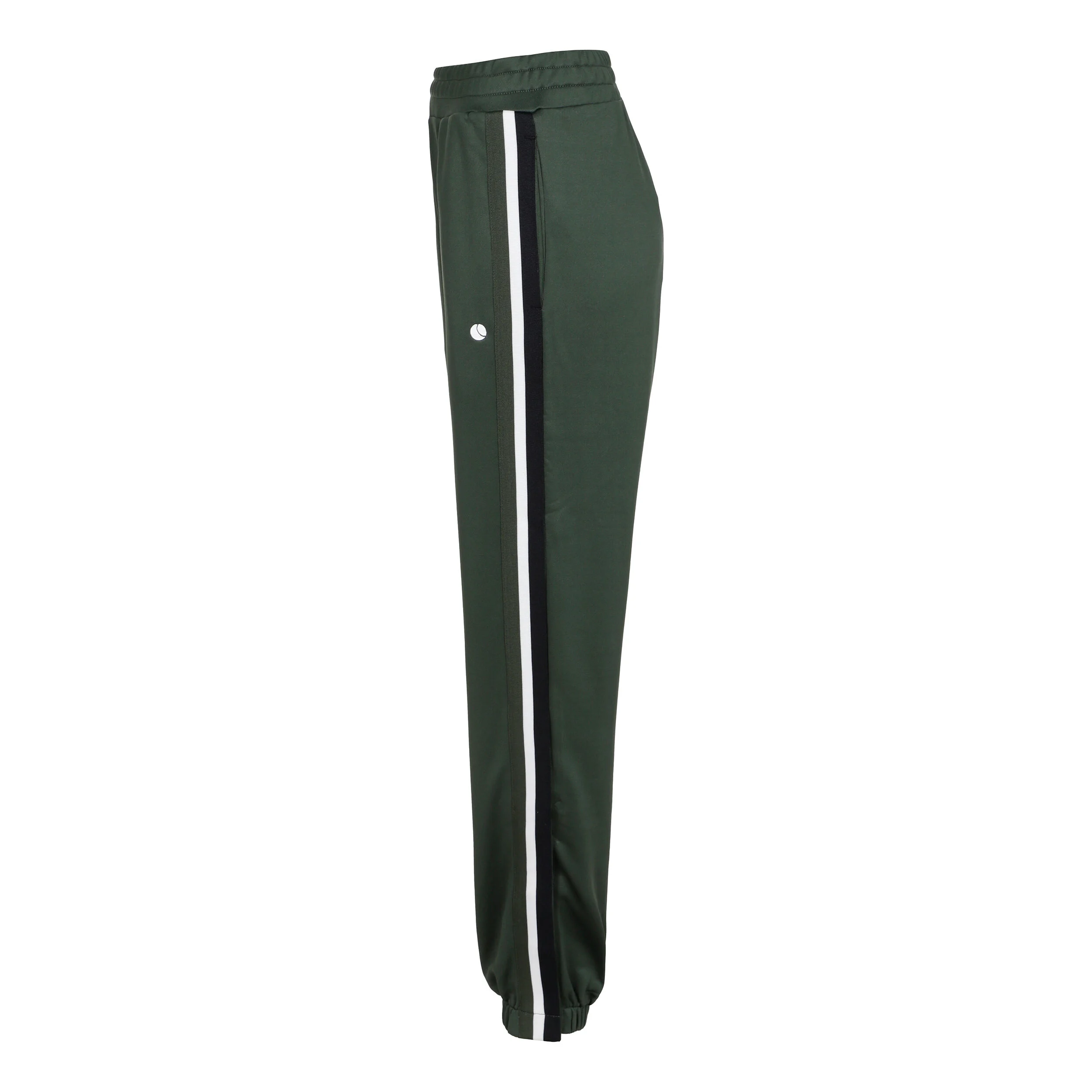 ACE Tapered Trainingshose Damen - Dunkelgrün, Weiß