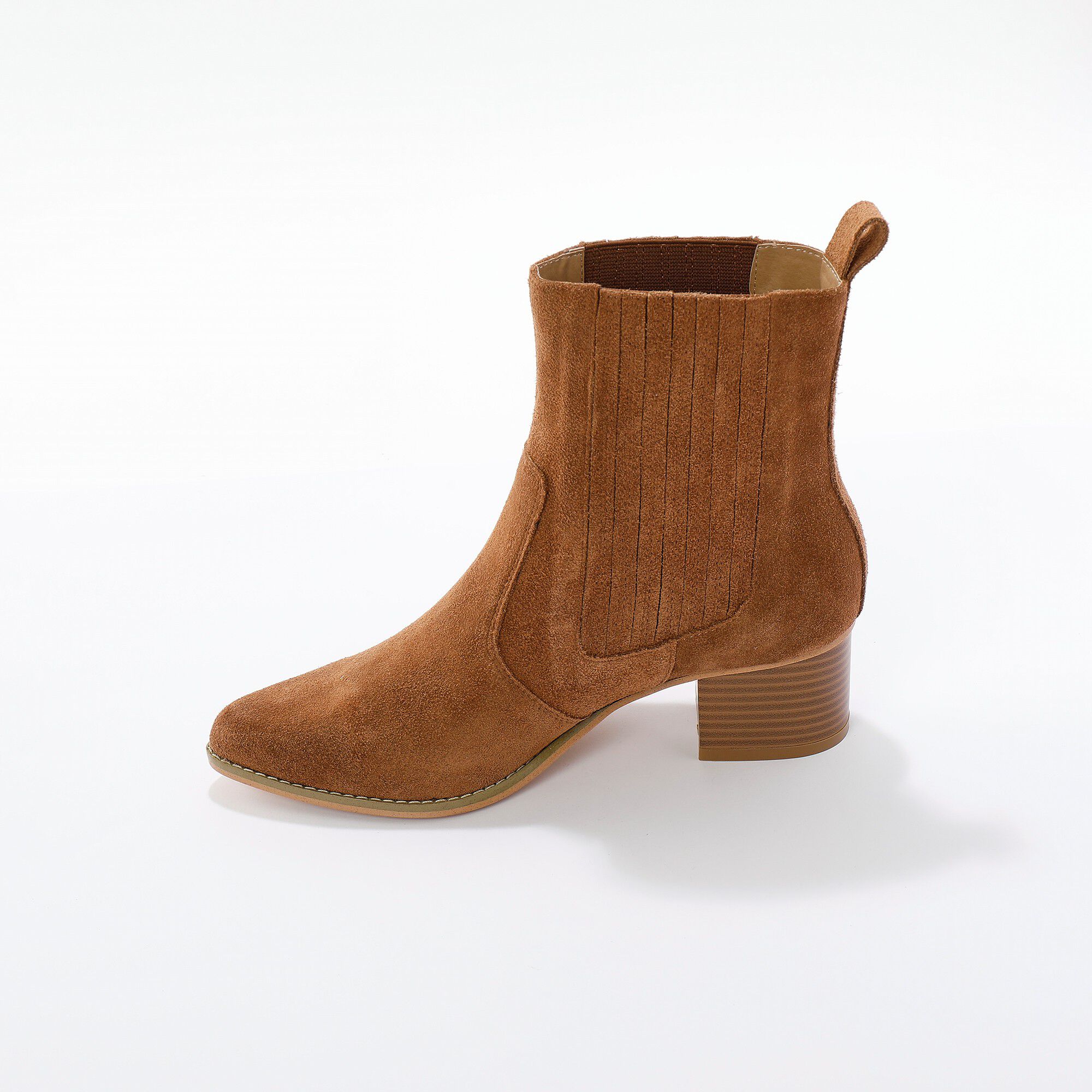 Boots western, cuir