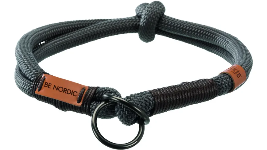 Trixie BE NORDIC Retrieverleine dunkelgrau/braun M Maße: 45 cm/ø 8 mm