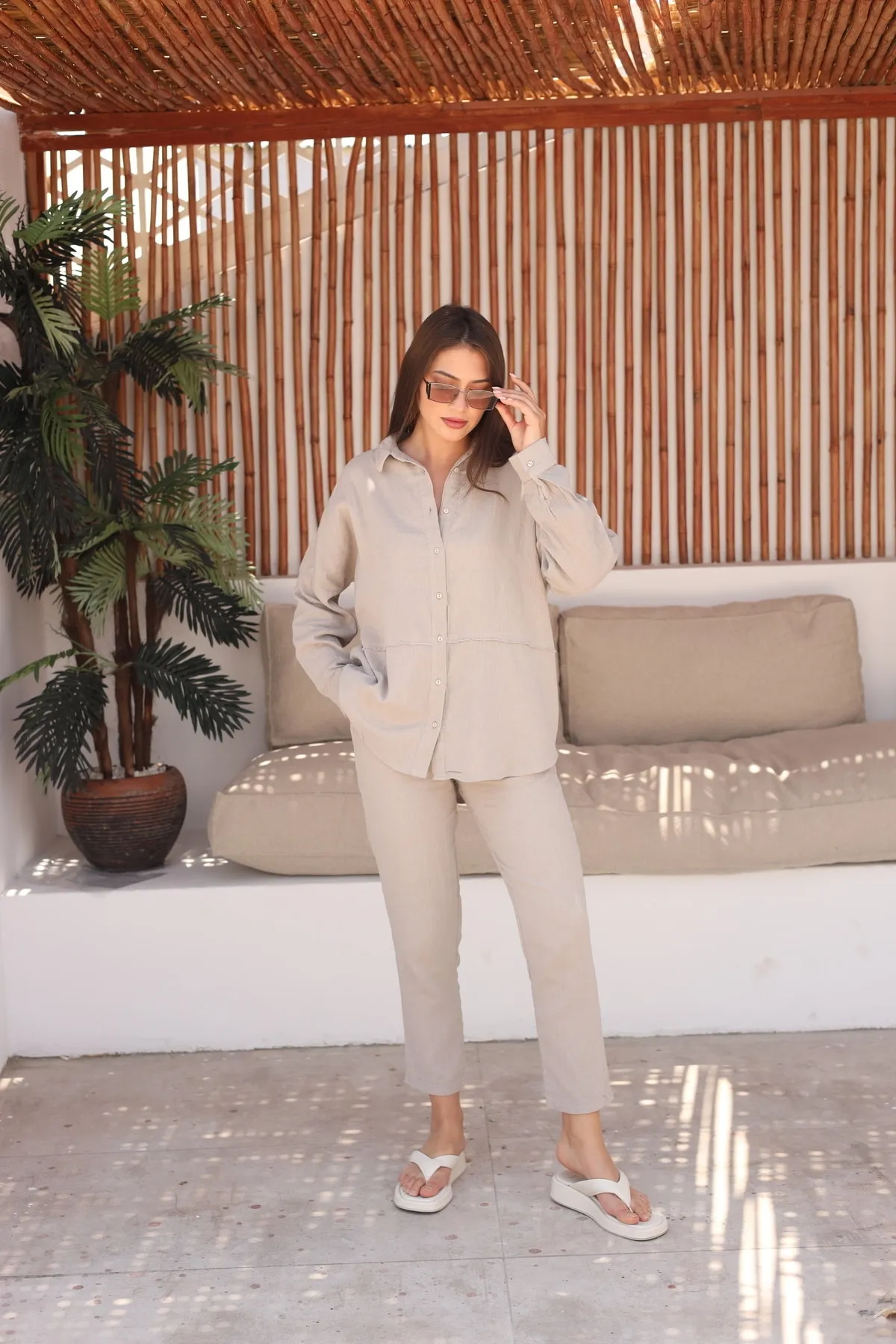 Laluvia  Zweiteiler - Grau - Regular Fit