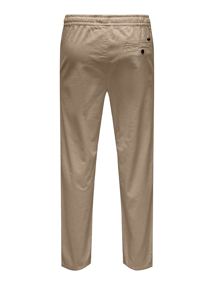 ONLY & SONS Hose in Beige günstig kaufen