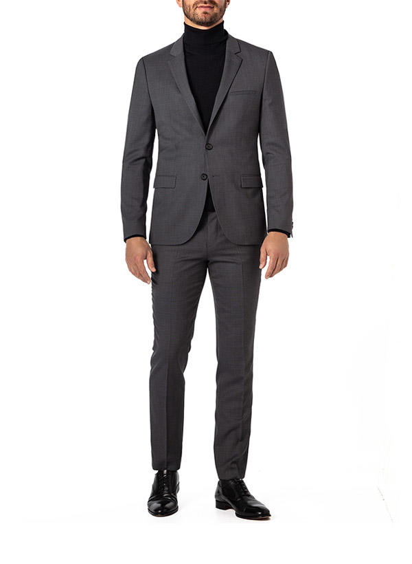 HUGO, Anzug Arti-Hesten, Extra Slim Fit, Schurwoll-Stretch, grau