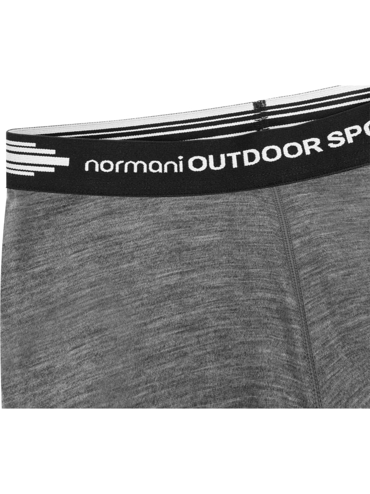 Normani Outdoor Sports Herren Merino Unterwäsche-Set Melbourne/Sydney in Grau günstig kaufen