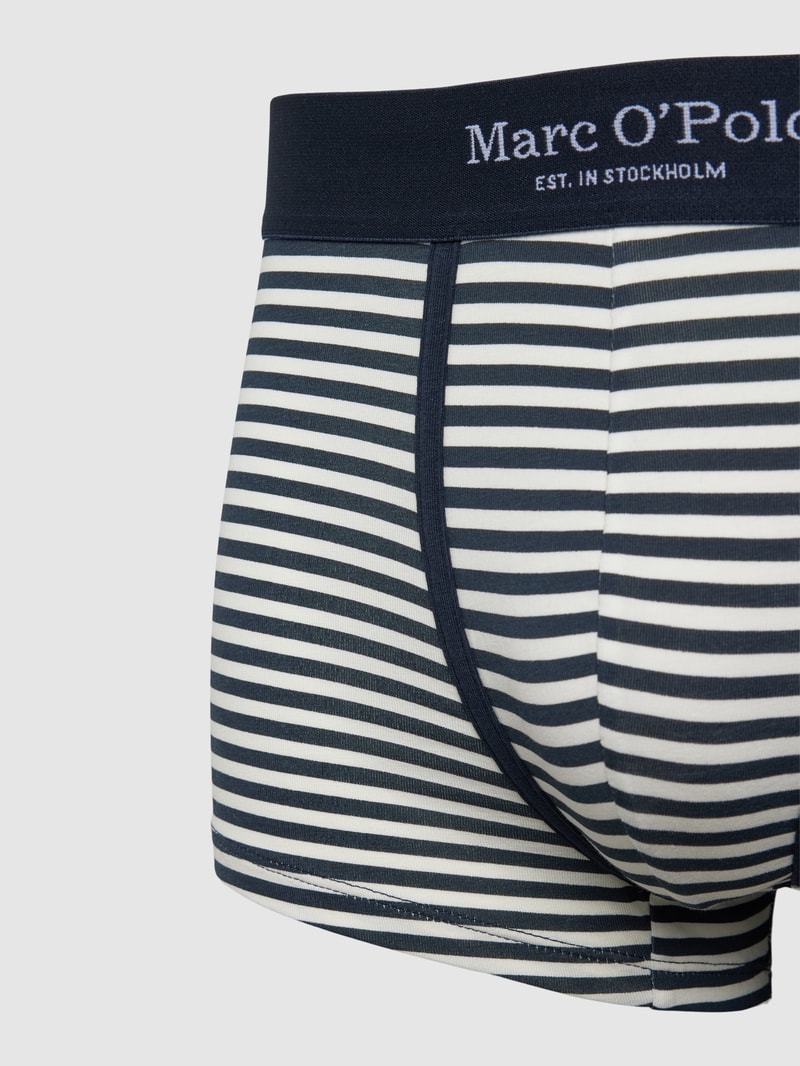 Trunks in Two-Tone-Machart im 3er-Pack in blau