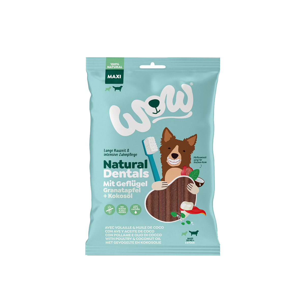 WOW Natural Dentals Geflügel MAXI 275g kaufen bei ZooRoyal