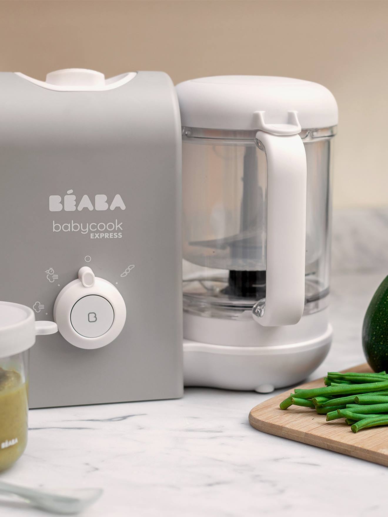 Beaba 4-in-1-Dampfgarer BABYCOOK EXPRESS BEABA - grau