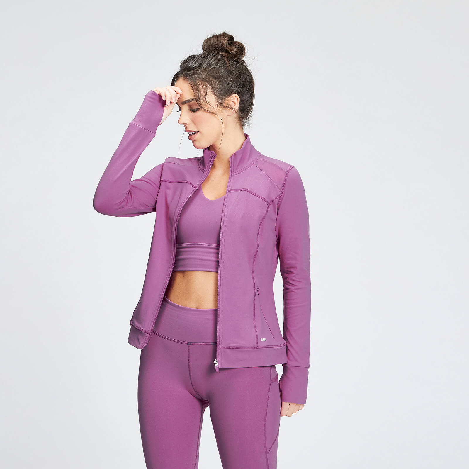 Veste en maille filet MP Power pour femmes – Orchidée