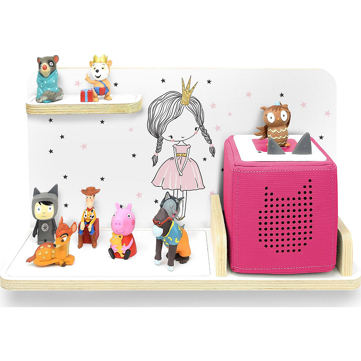 Regal für Musikbox Wundermädchen, klein - geeignet für Toniebox