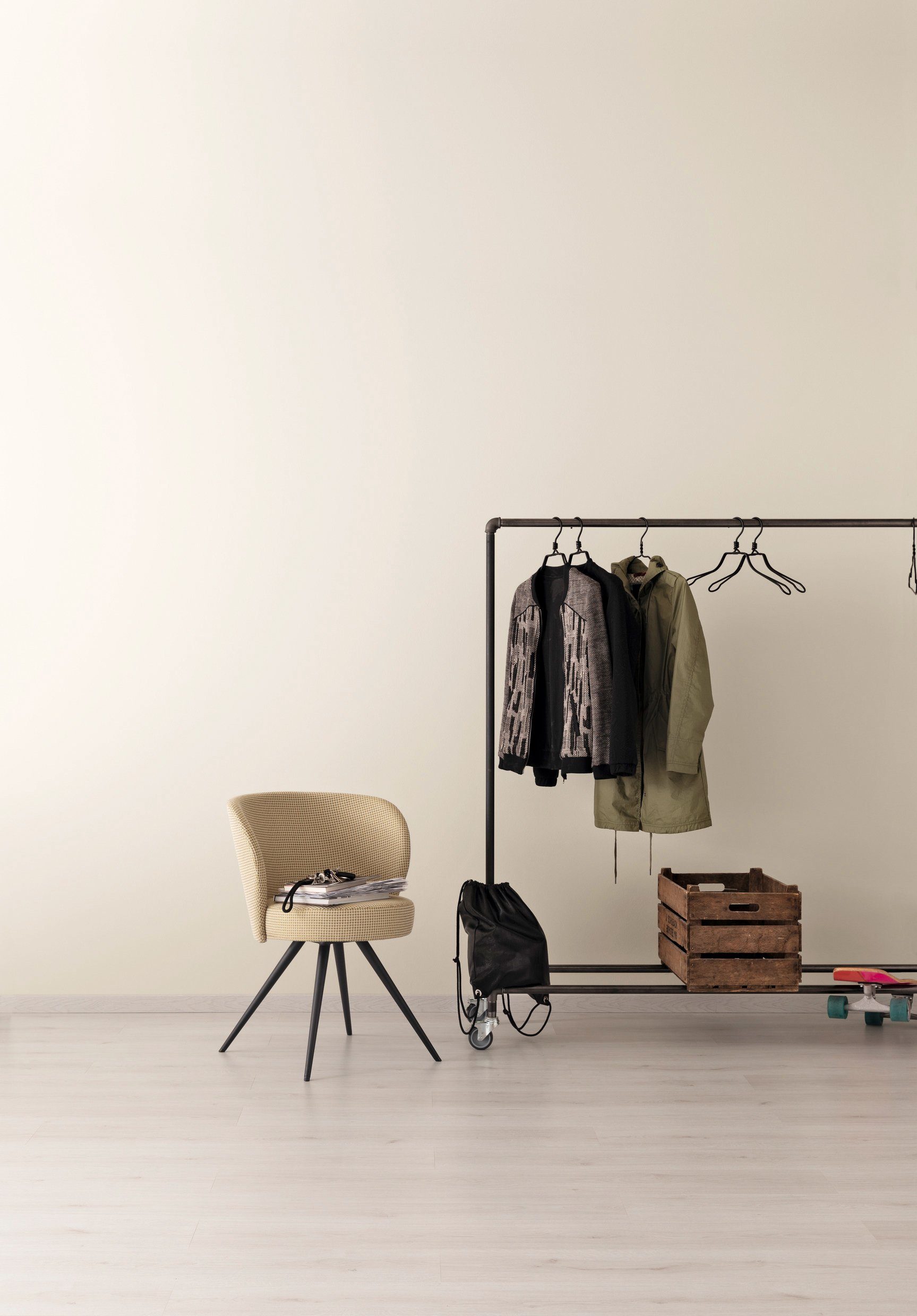 SCHÖNER WOHNEN FARBE Wand- und Deckenfarbe Designfarben, Leichtes Leinenbeige Nr. 10, hochdeckende Premium-Wandfarbe