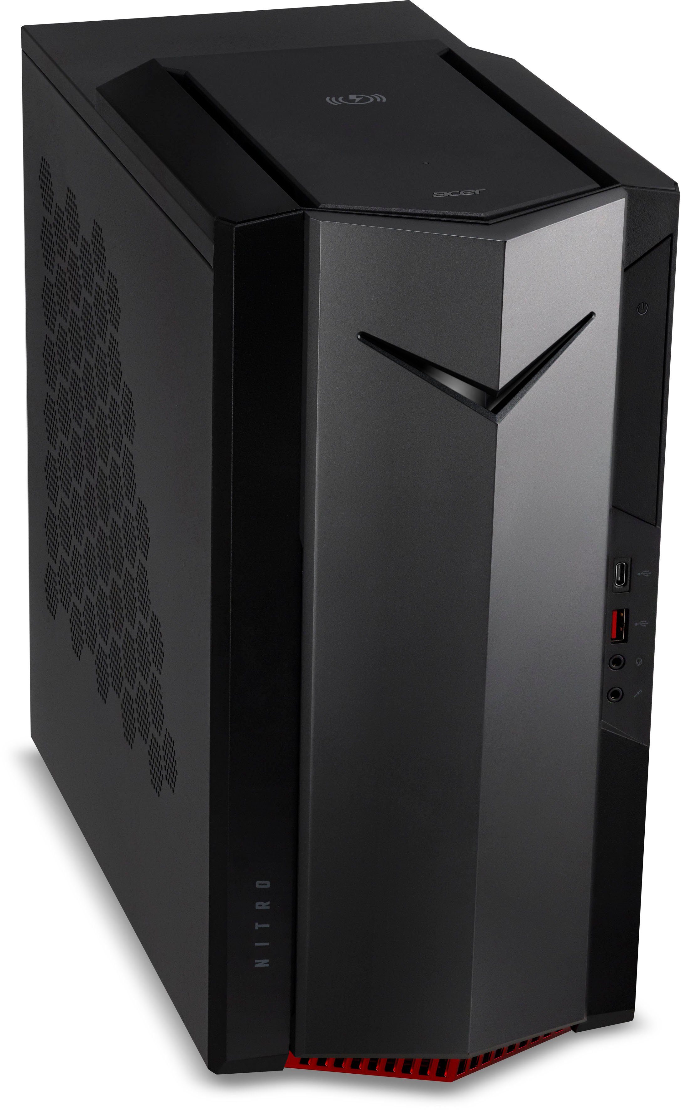 Acer Nitro 50 (N50-640) Gaming-PC (Intel® Core i5 12400F, GeForce GTX 1660 Super, 16 GB RAM, 1024 GB SSD, Luftkühlung)
