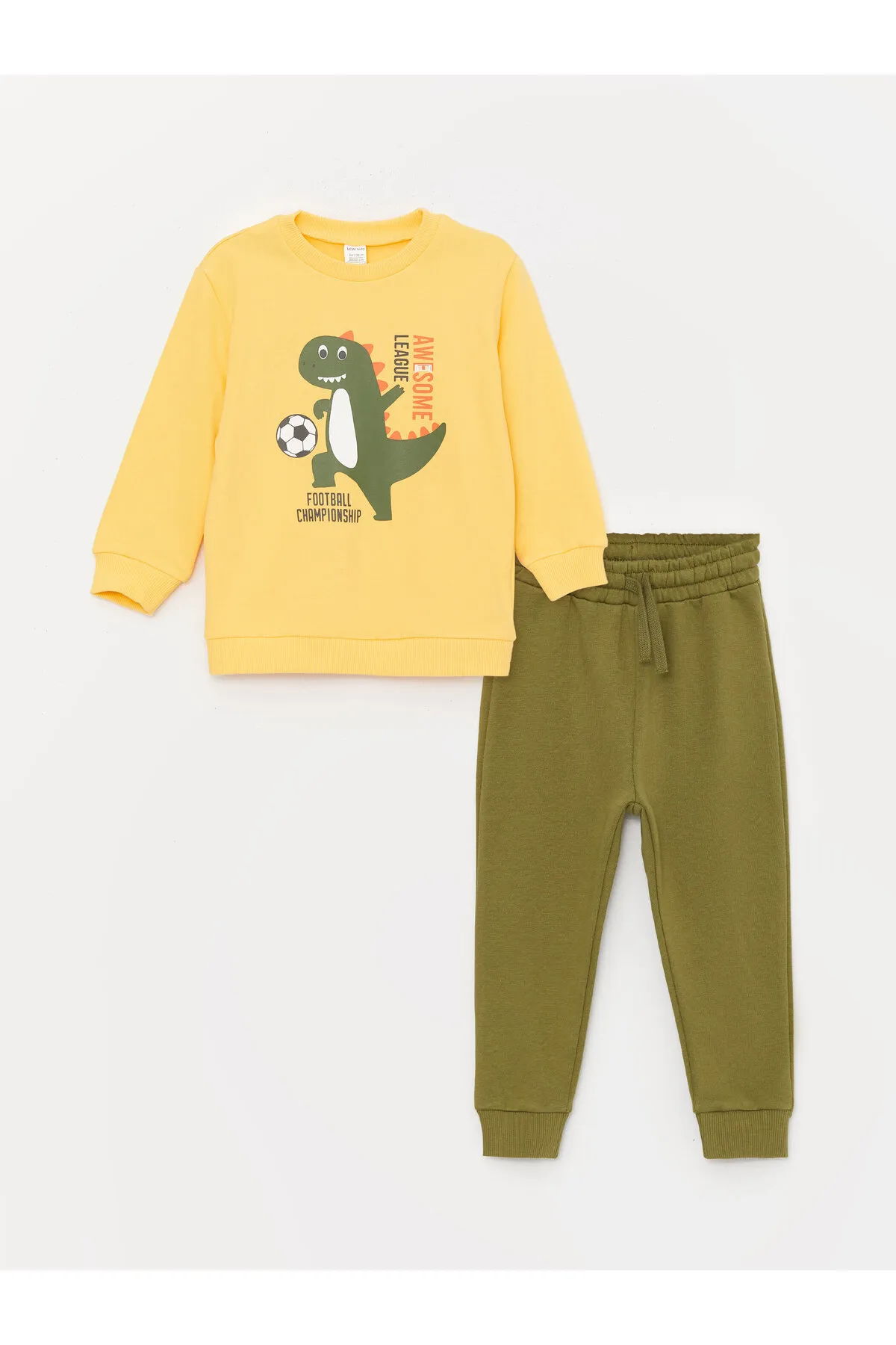 LC Waikiki  Baby-Sweatshirt und Trainingshose mit Rundhalsausschnitt im 2er-Pack