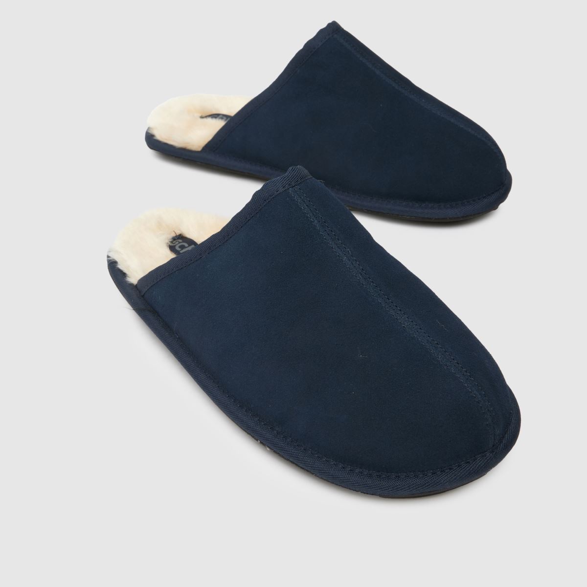 Schuh Simon Mule-tofflor i marinblått