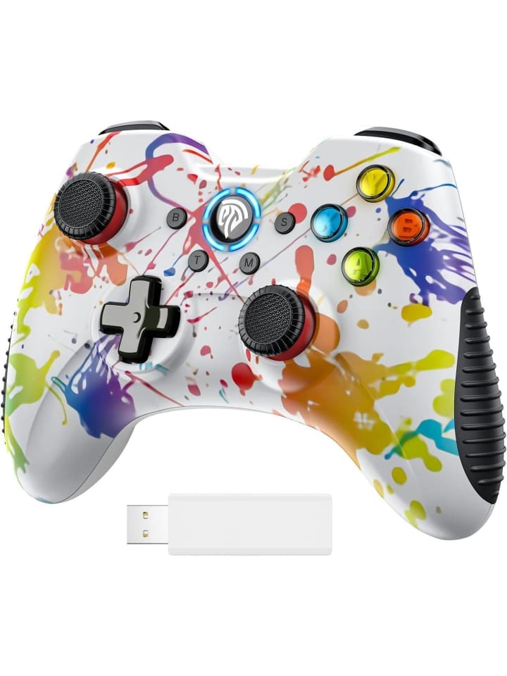 COFI 1453 Game Controller, Wireless Gamepad mit Dual Vibration in Mehrfarbig günstig kaufen 1