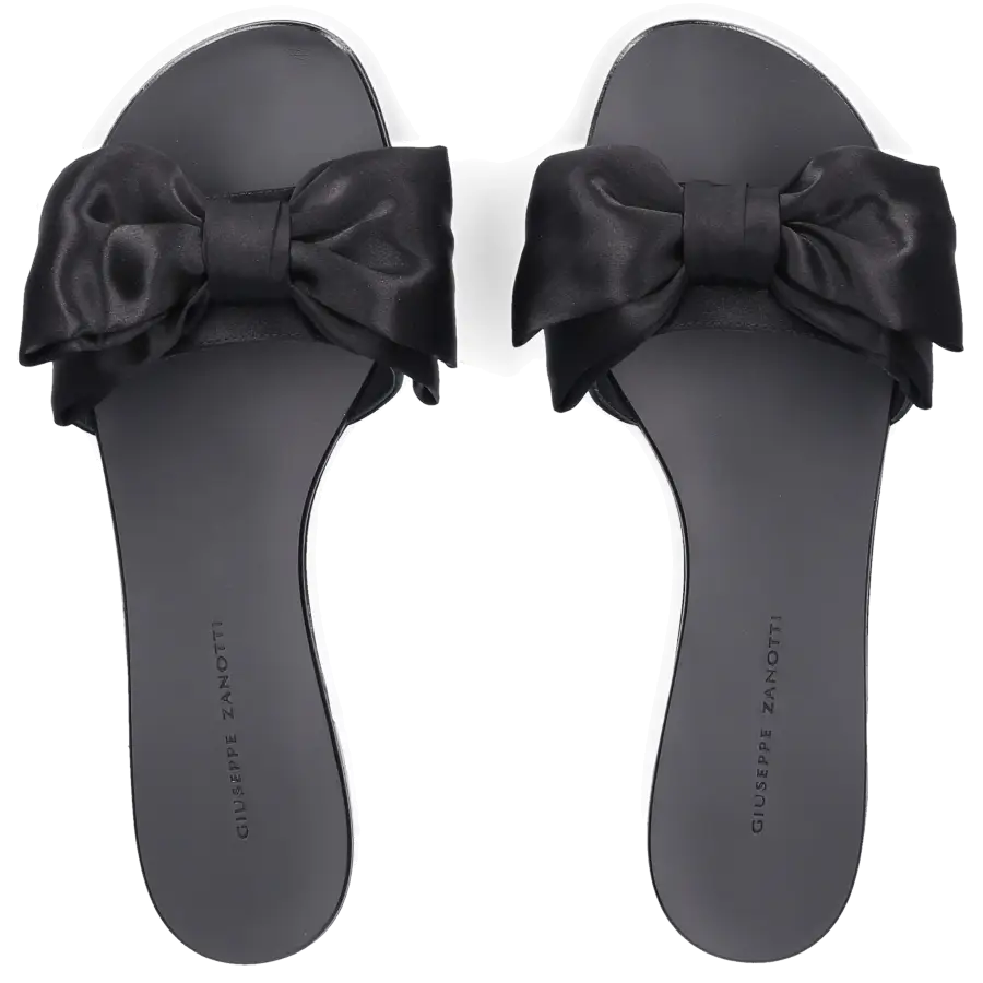 Giuseppe Zanotti - Sandalen HANNA Seide schwarz - schwarz