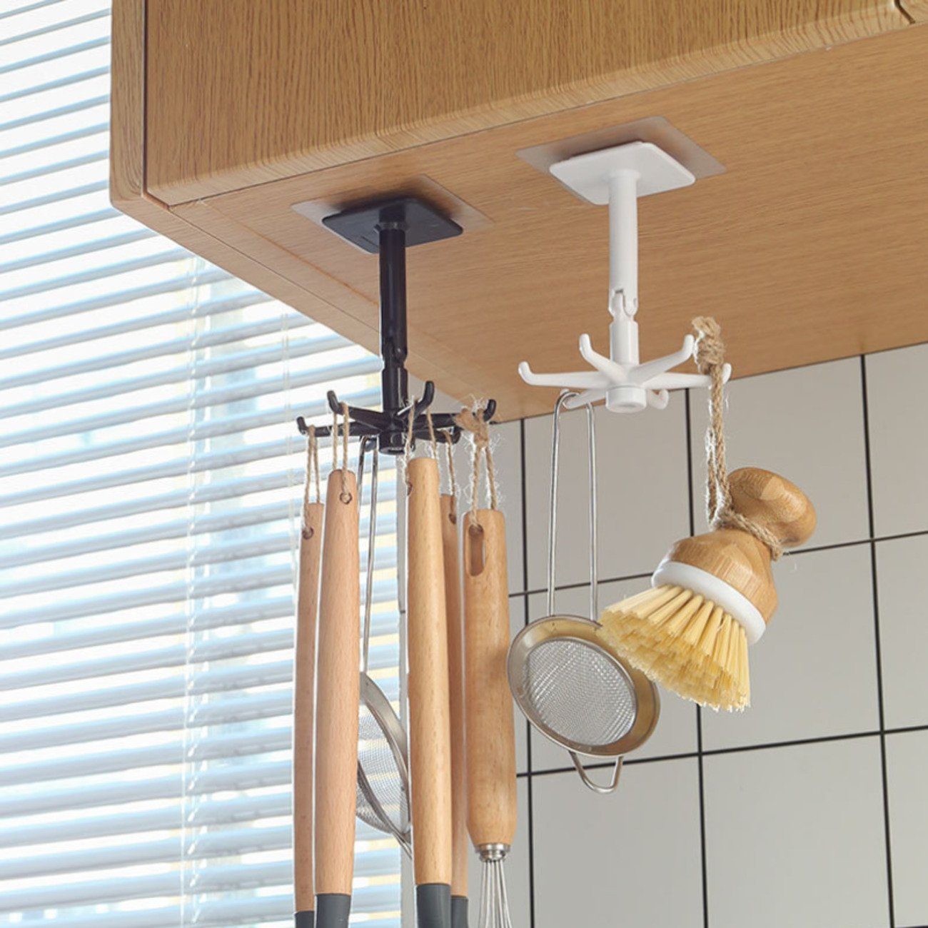 Union Reisen Wandhaken 4-teilige multifunktionale drehbare Haken, (4-St)