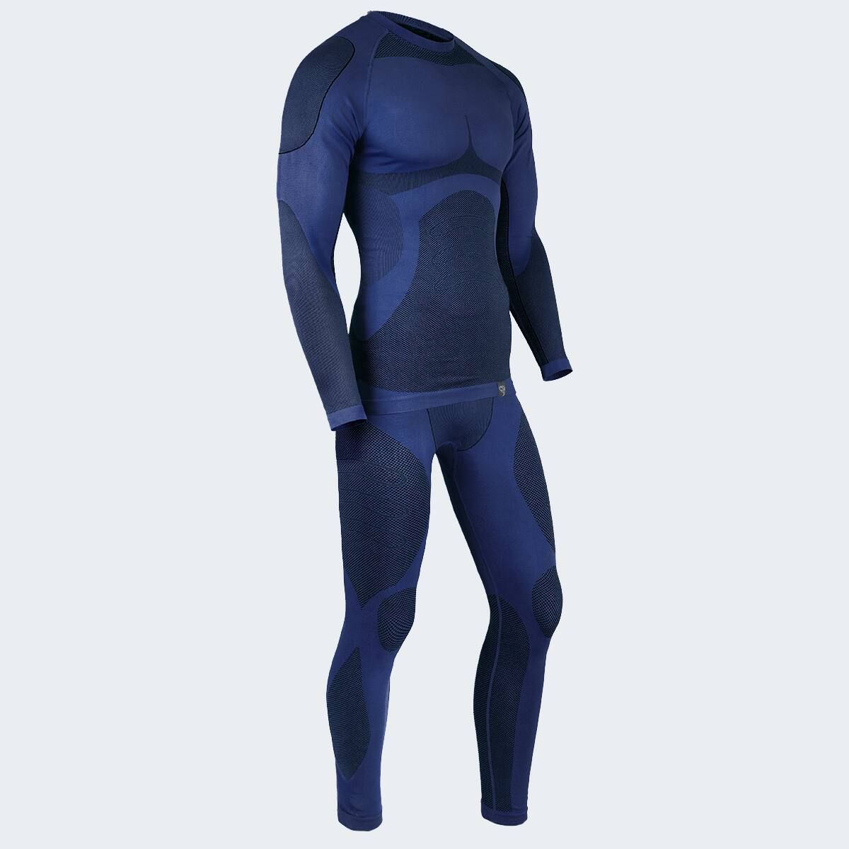 Black Snake Python Navy Herren Funktionsunterwäsche Set