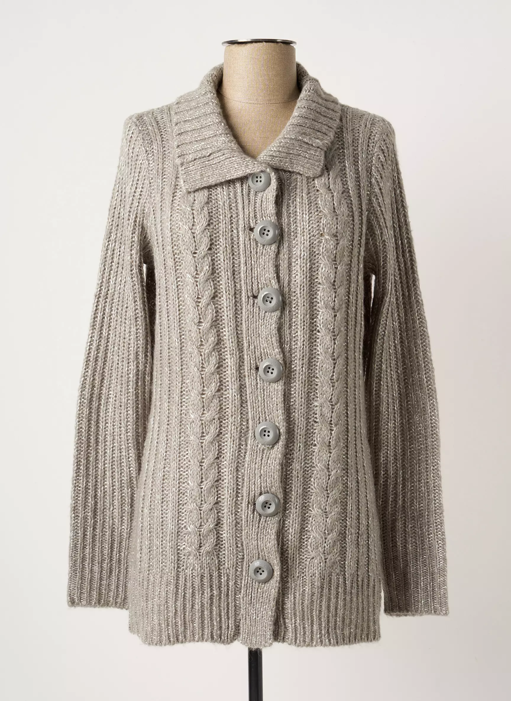 Lola Espeleta Cardigans Femme couleur gris
