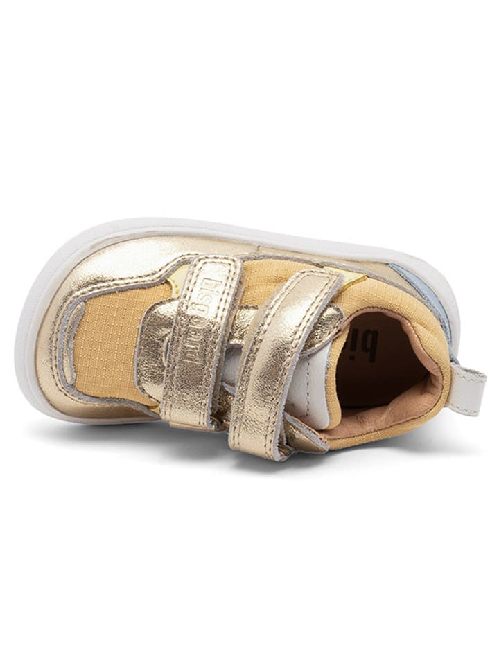 bisgaard Lauflernschuhe in Gold/ Gelb/ Hellblau günstig kaufen