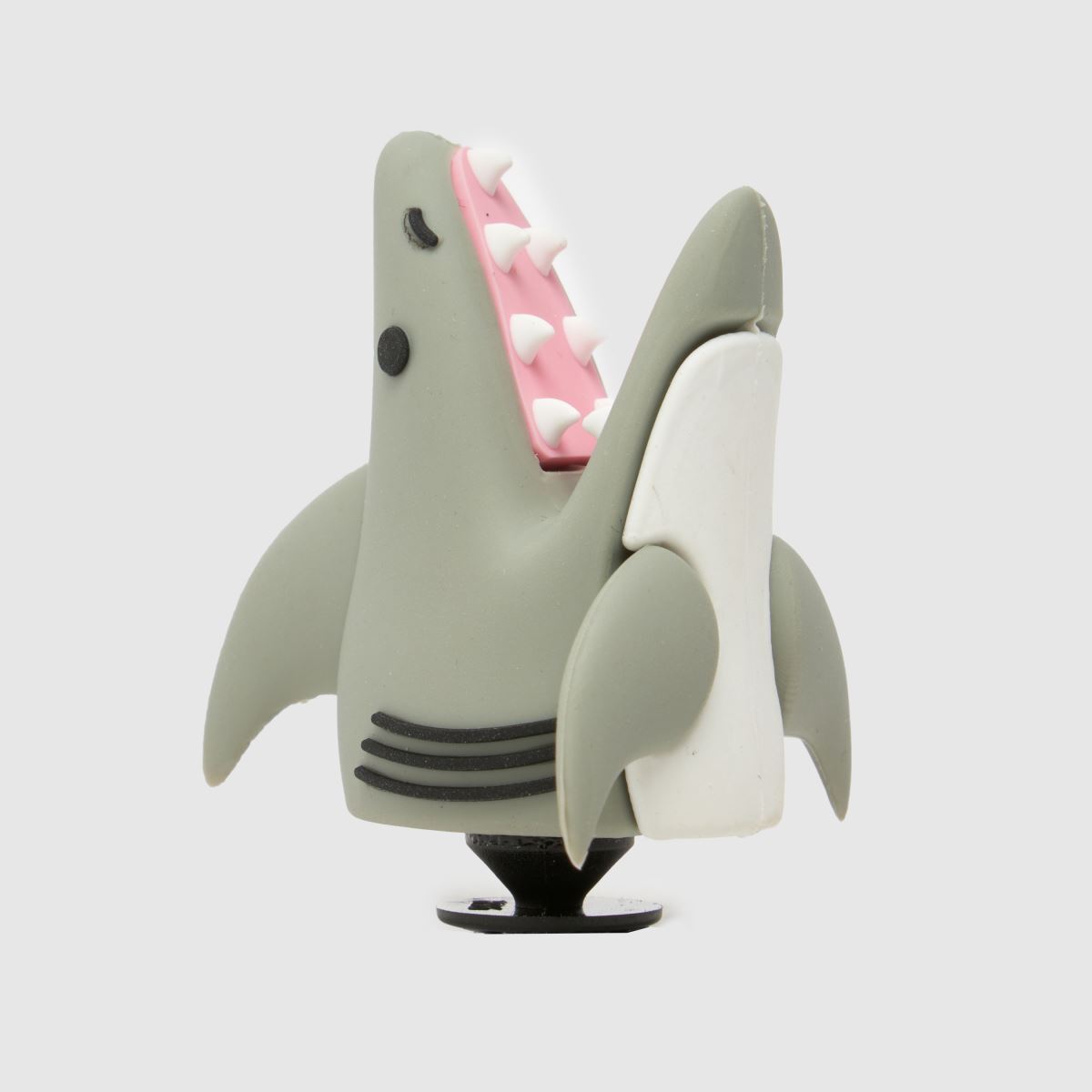 Crocs szürke jibbitz 3D cápaszandál