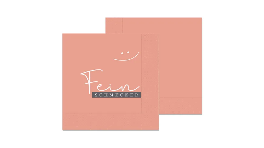 Geschenk für Dich Servietten Feinschmecker