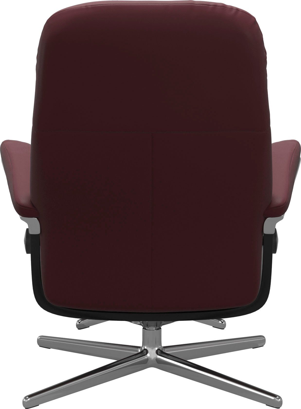 Stressless® Relaxsessel Garda, mit Cross Base, Größe M & L, Holzakzent Schwarz