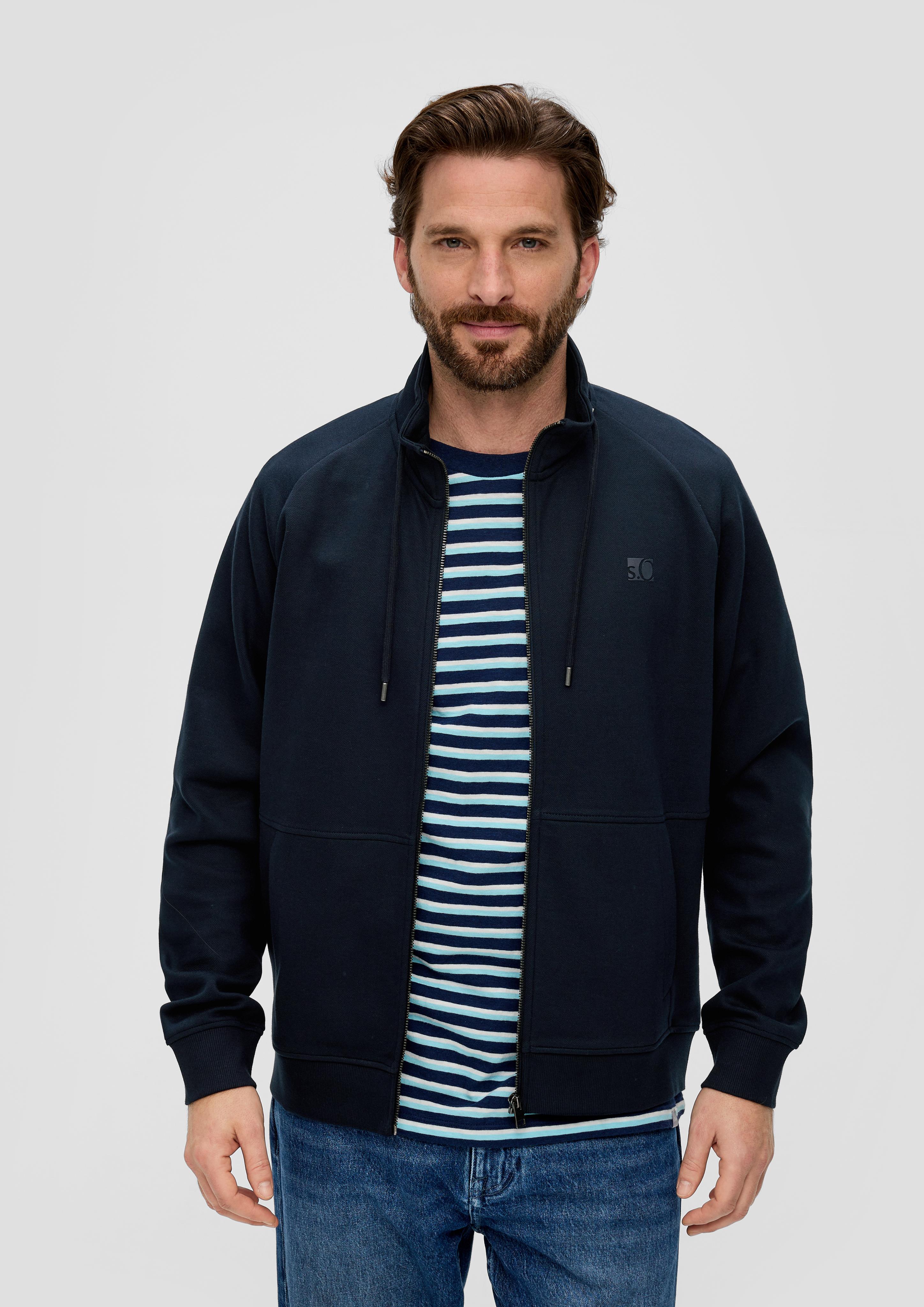 Sweatjacke mit Stehkragen  2143946-5978