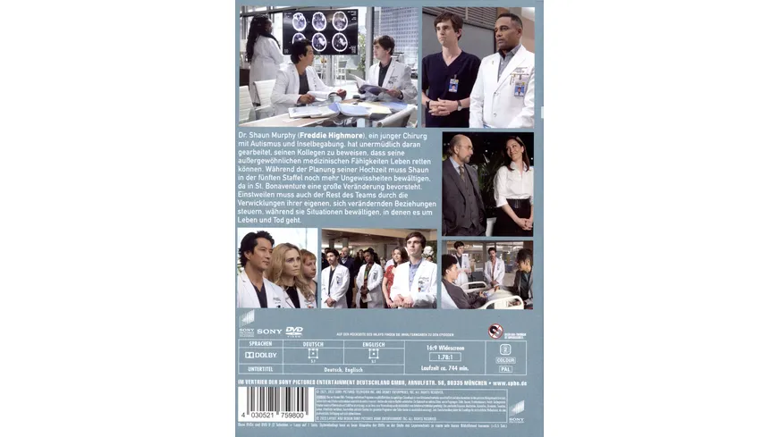 The Good Doctor - Die komplette fünfte Season  [5 DVDs]