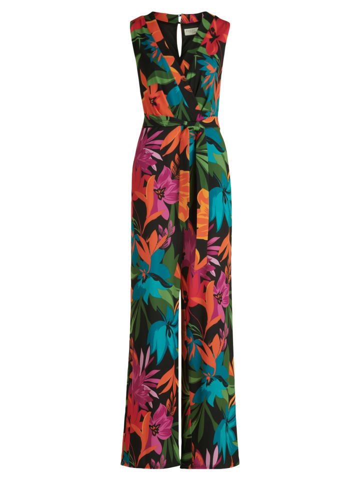 Vera Mont Jumpsuit mit Bindegürtel in Bunt günstig kaufen
