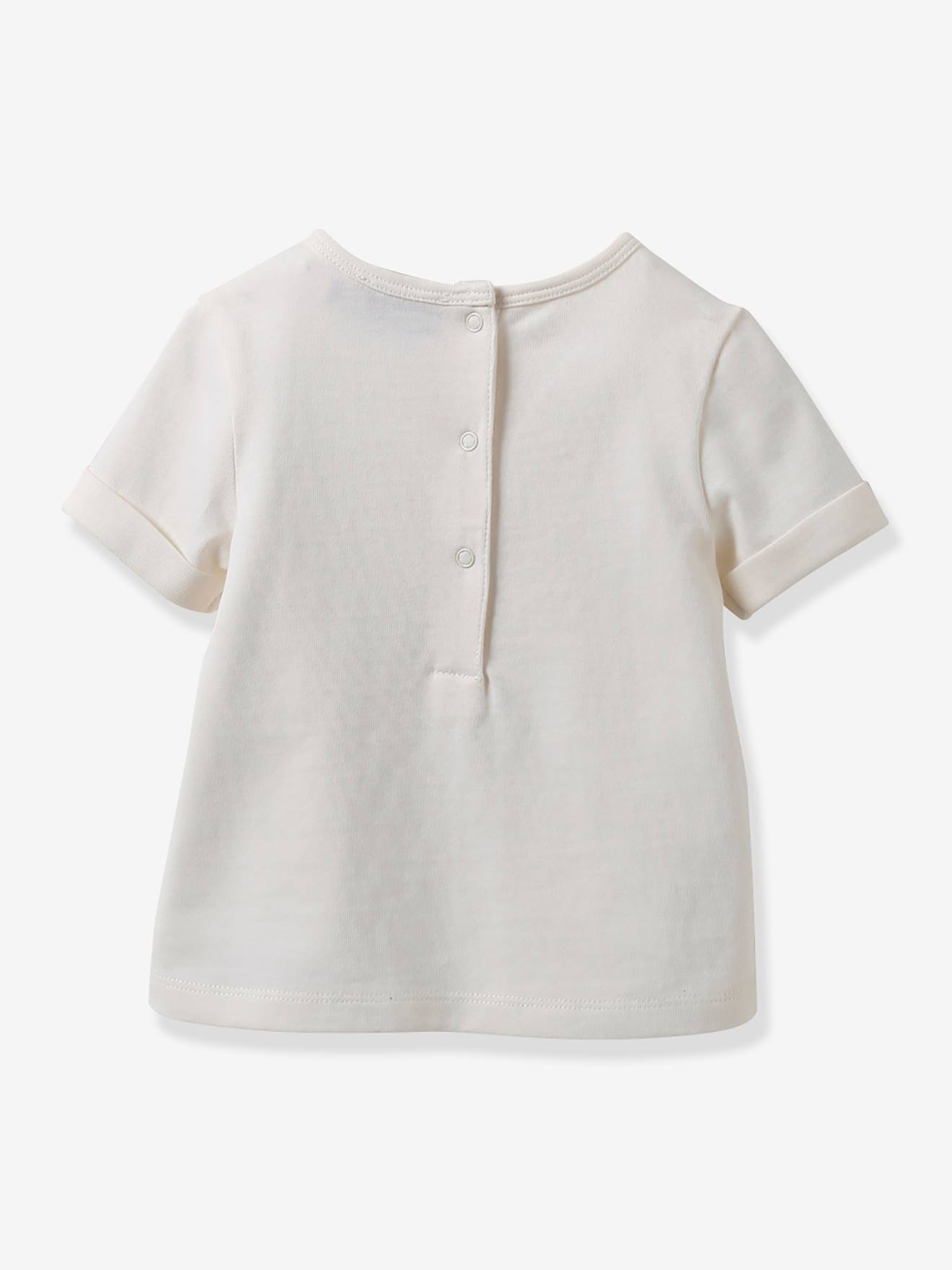 Cyrillus Baby T-Shirt CYRILLUS aus Bio-Baumwolle - wollweiß