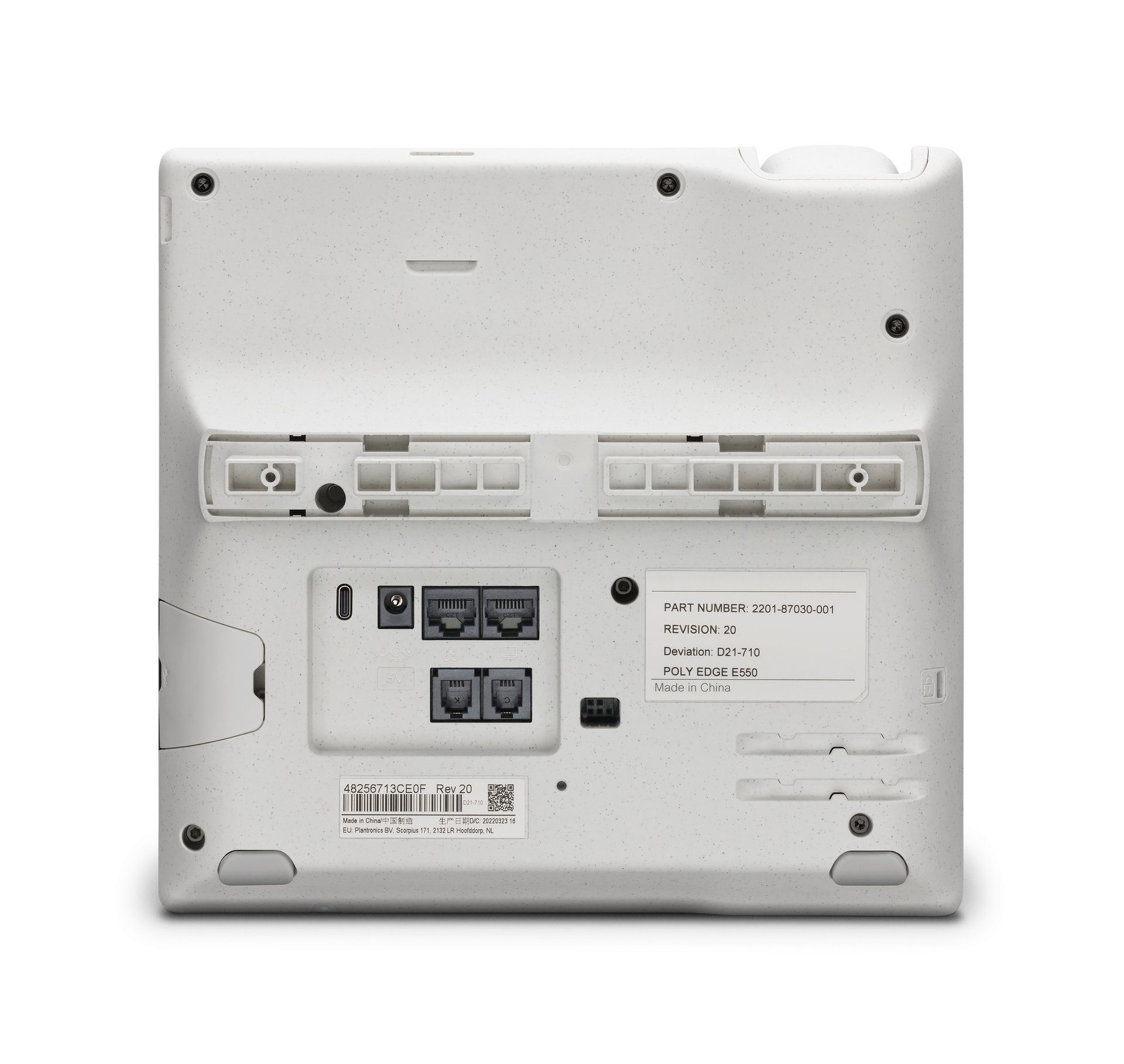 Poly Edge E550 Kabelgebundenes Telefon (LAN (Ethernet), IP Tischtelefon)