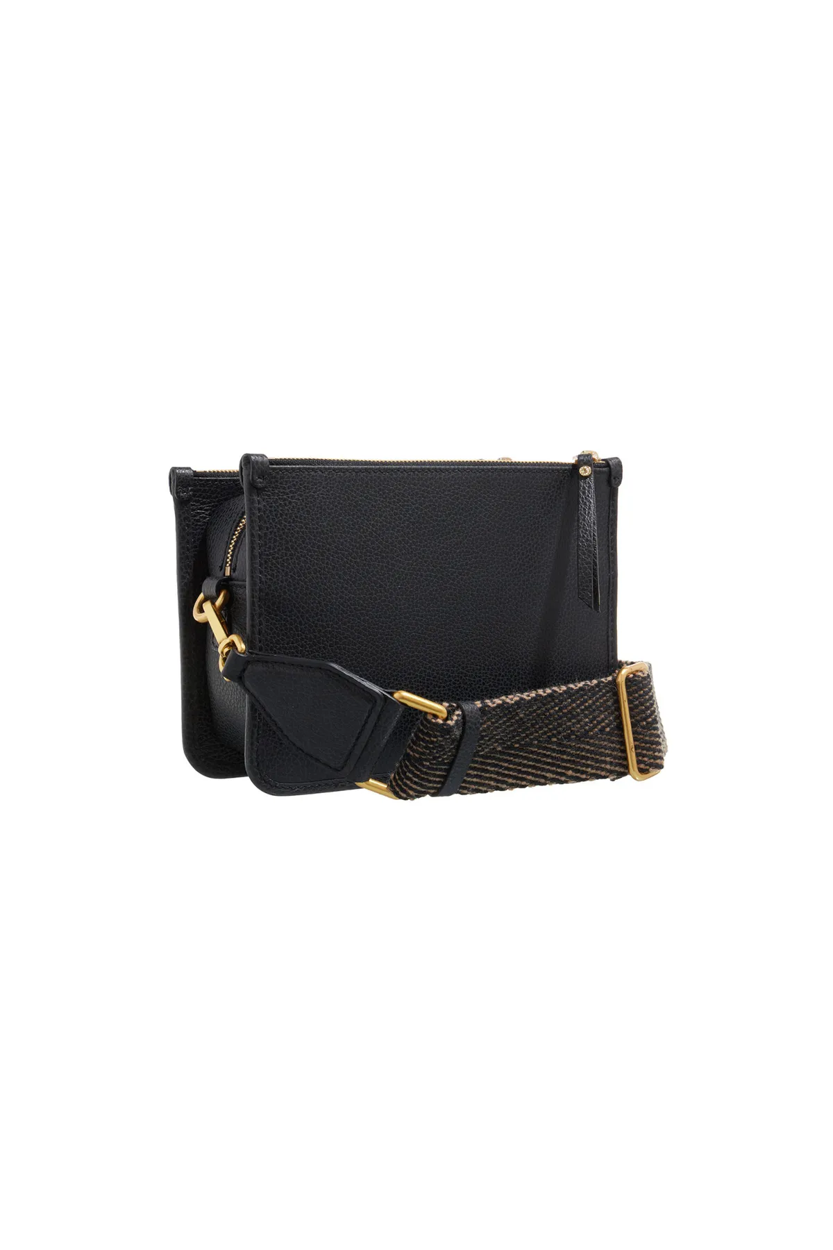 GIANNI CHIARINI  Debbie Damen Umhängetasche Schwarz Bs-8849-rmn-na-1