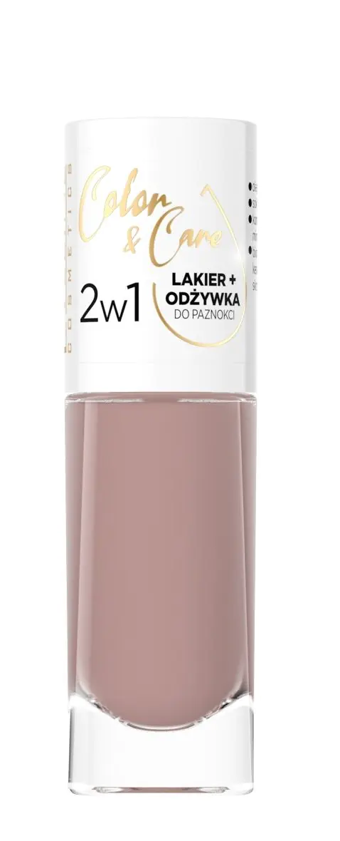 „Eveline Color & Care“ nagų lakas su puoselėjančia formule 123