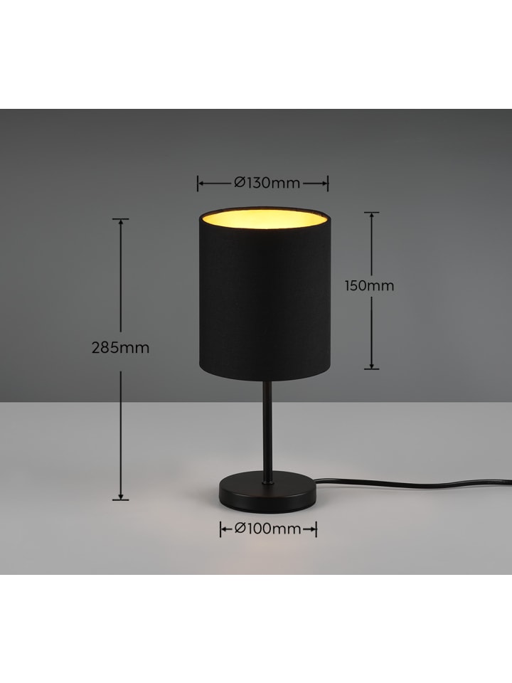 Reality Leuchten Tischleuchte JERRY in Schwarz-Gold günstig kaufen onesize