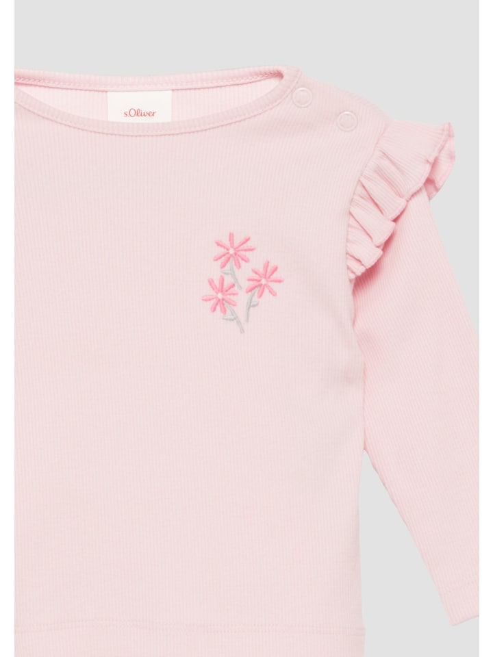 s.Oliver T-Shirt langarm in Pink günstig kaufen