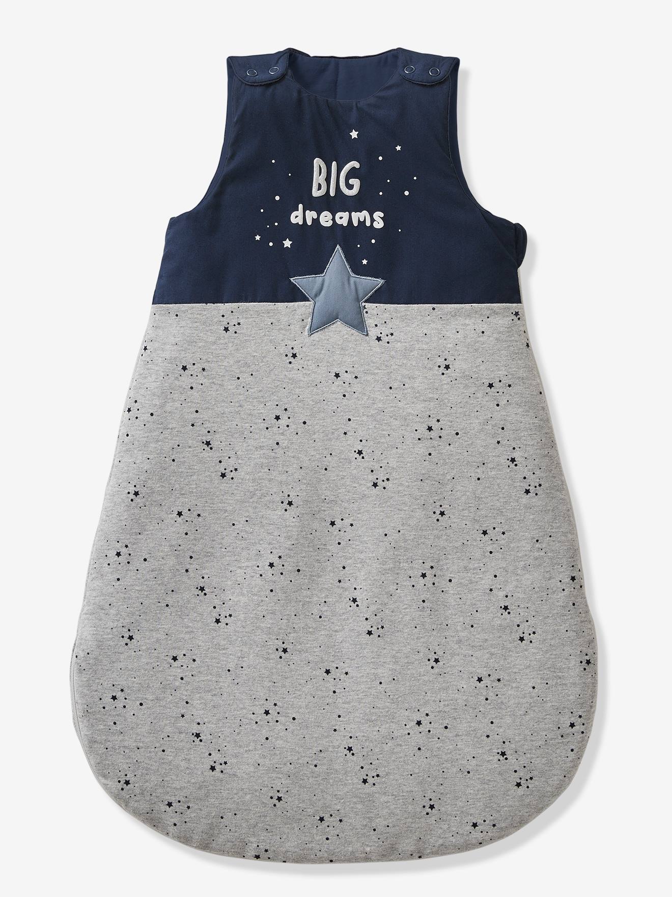 Gigoteuse sans manches BIG DREAMS marine / gris chiné