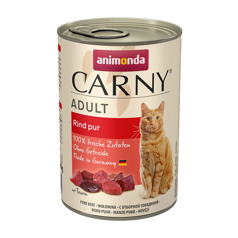 Animonda Nassfutter Animonda CARNY Adult 6x400g Rind pur