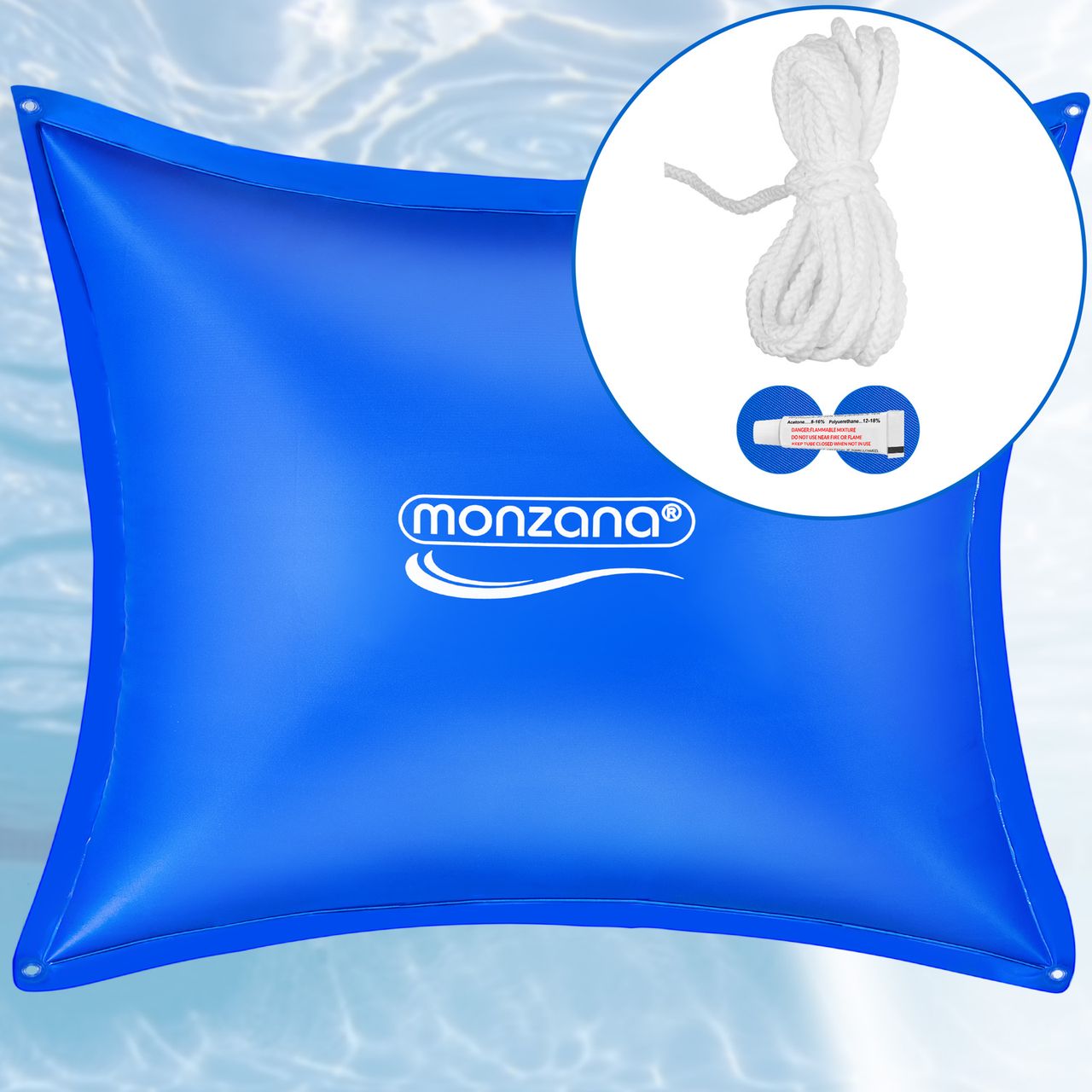 Casaria monzana® Poolkissen XL Blau 240x200cm -20°C