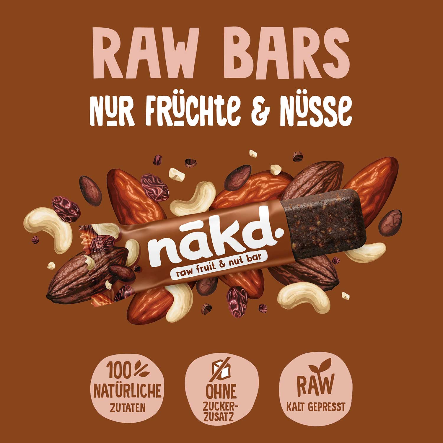 Nakd Raw Fruit & Nut Bar Cocoa Delight 35g