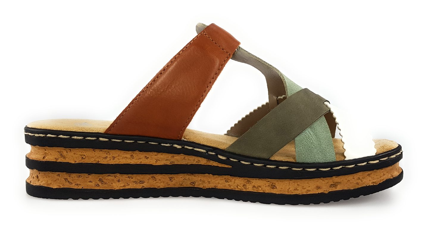 Rieker Peston 62989 Mehrfarbig 90 olive-multi