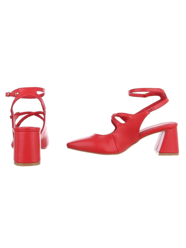 Ital-Design High Heel in Rot günstig kaufen