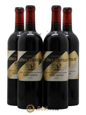 Château Latour-Martillac Cru Classé de Graves  2018 - Lot de 4 Bouteilles