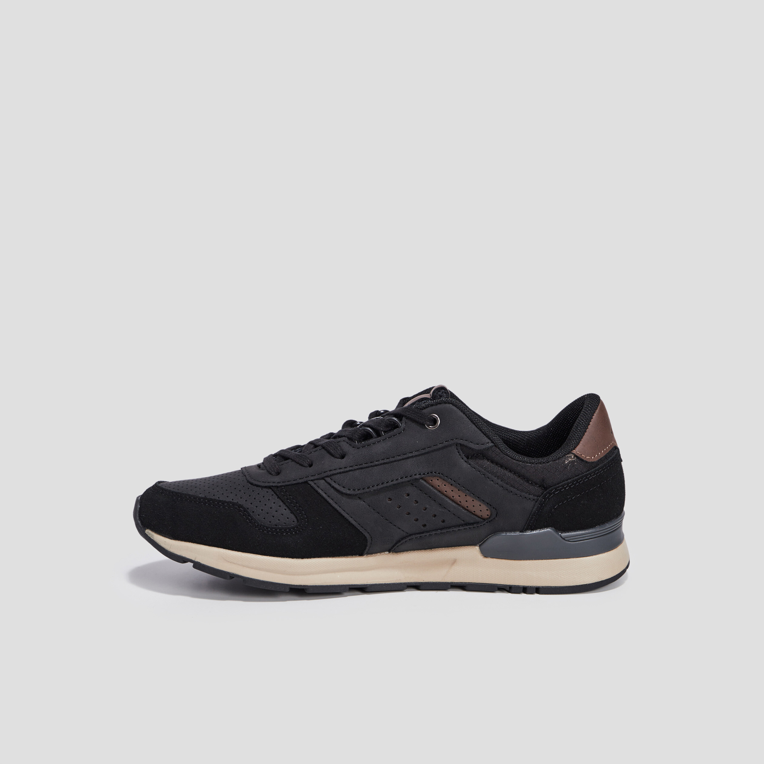 Runnings à lacets Kappa Midiano noir homme | La Halle