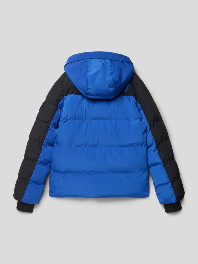 Steppjacke mit Kapuze Modell 'Hamdon' in royalblau
