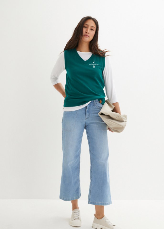 Lockerer Sweat-Pullunder