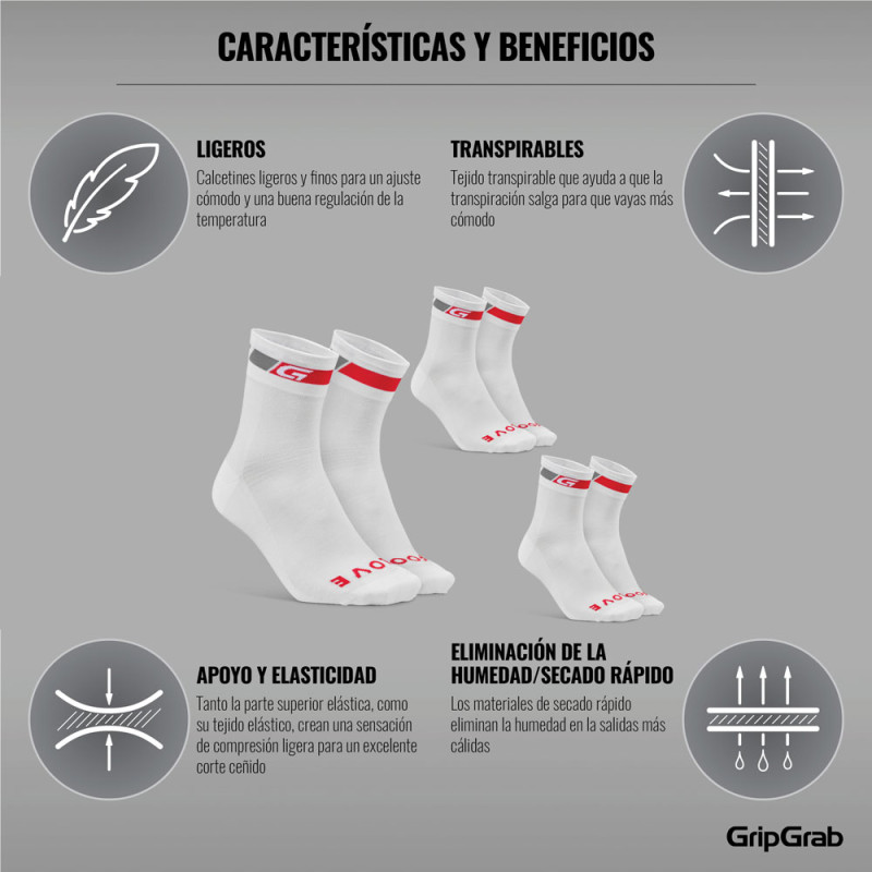 GripGrab Coolmax® Regular Cut - Socken (3er-Pack) kaufen | Bike-Discount