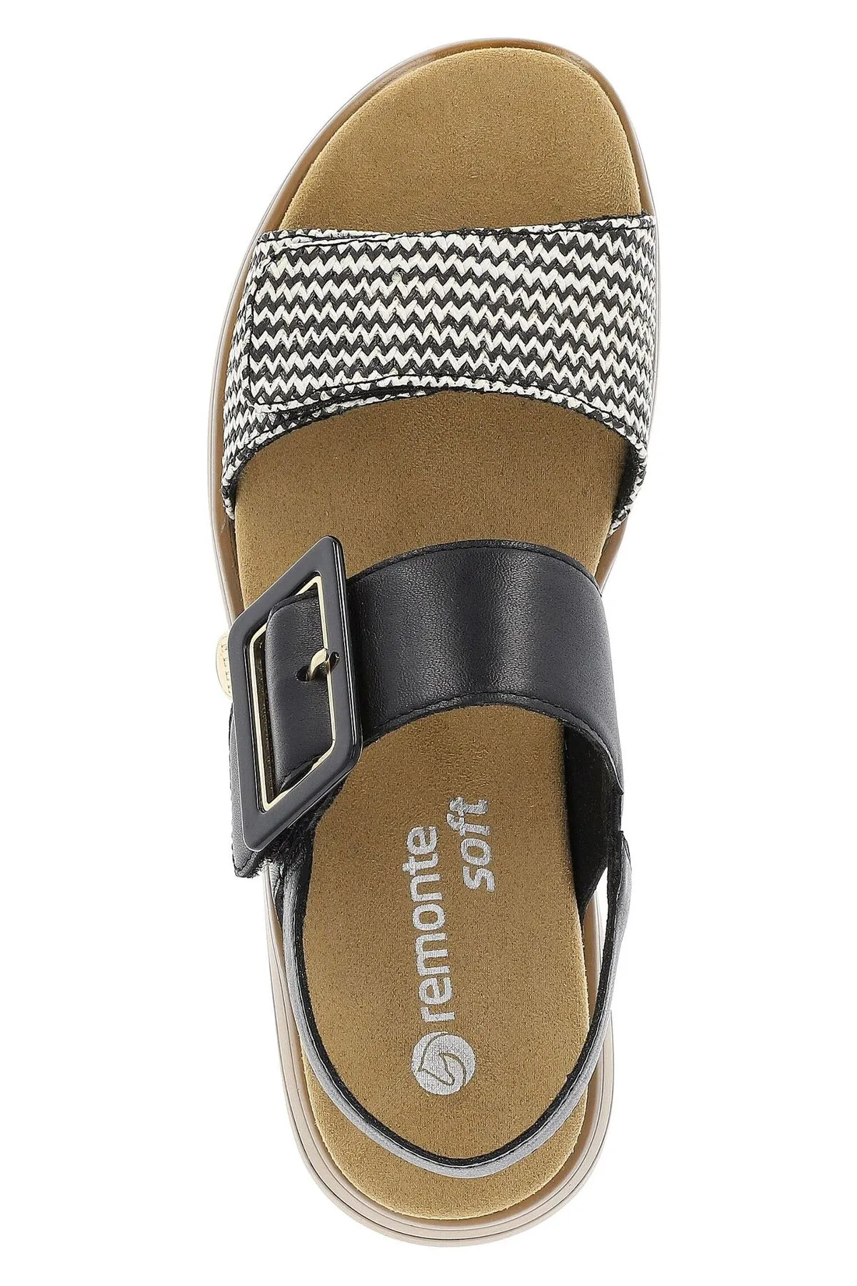 Remonte  Sandalette - Schwarz - Flacher Absatz