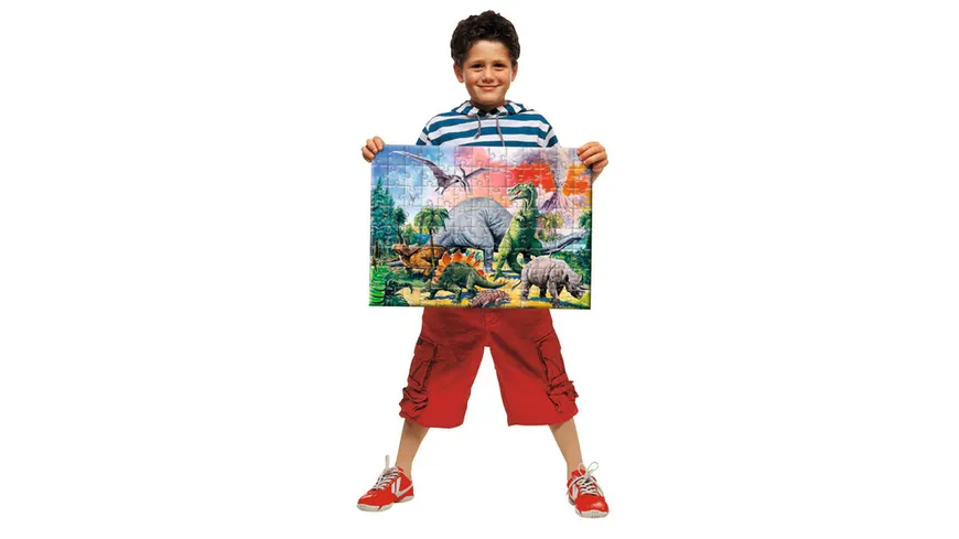 Ravensburger Puzzle - Unter Dinosauriern, 100 XXL-Teile