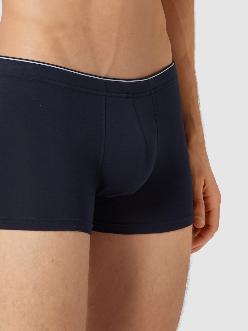 Trunks mit elastischem Bund im 3er-Pack in marineblau