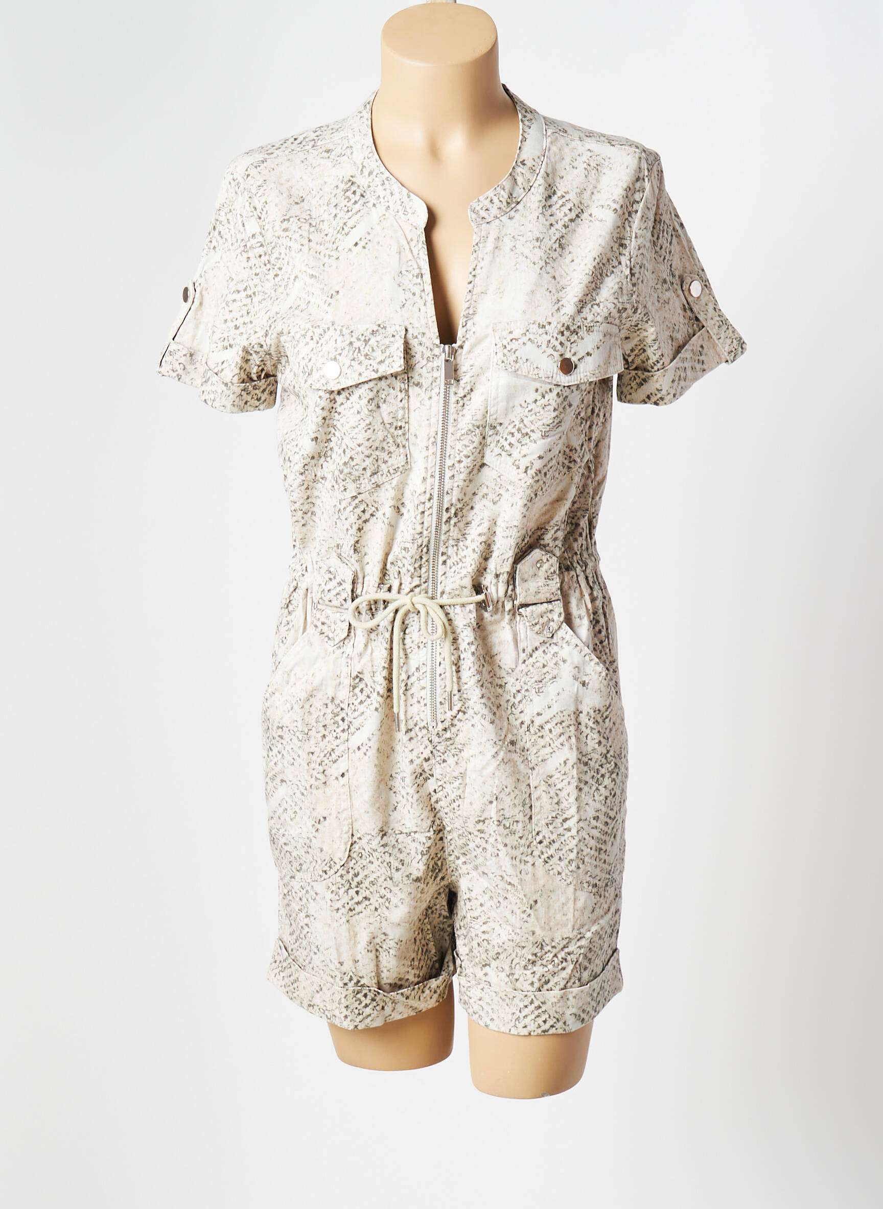 Eva Kayan Combi Shorts Femme couleur beige